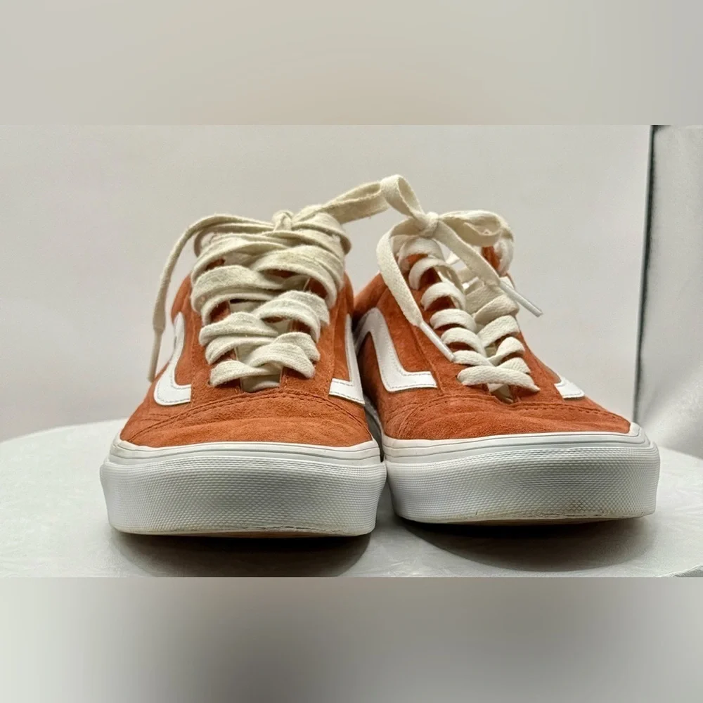 Vans Old‎ Skool Men's Suede Sneakers Burnt Orange Men Size 7 Women’s Size 8.5